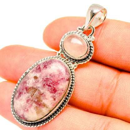 Lepidolite Pendants handcrafted by Ana Silver Co - PD6856