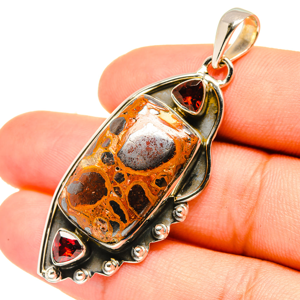 Bauxite Pendants handcrafted by Ana Silver Co - PD6859