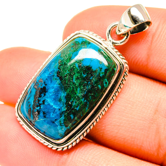 Chrysocolla Pendants handcrafted by Ana Silver Co - PD6867
