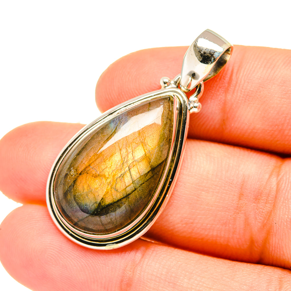 Labradorite Pendants handcrafted by Ana Silver Co - PD6871