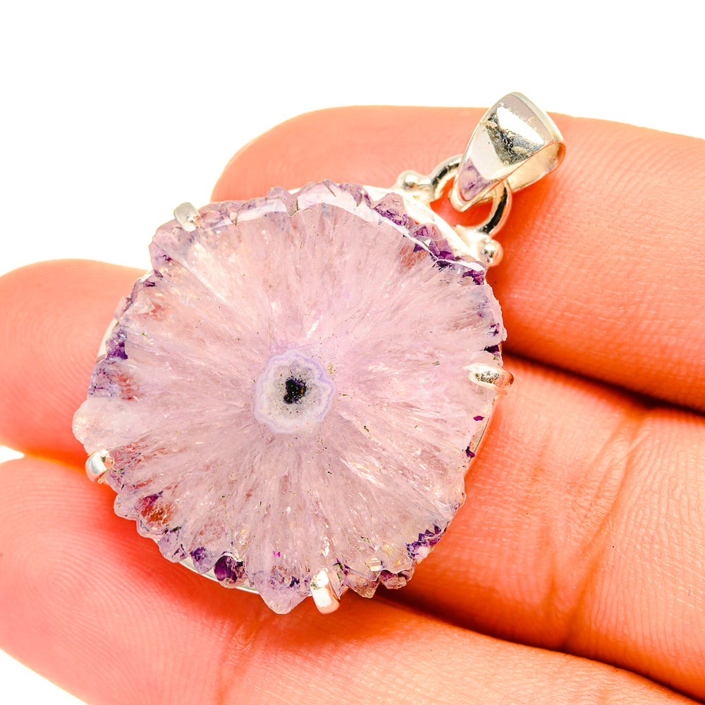 Amethyst Stalactite Pendants handcrafted by Ana Silver Co - PD6875