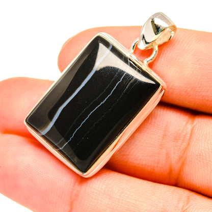 India Agate Pendants handcrafted by Ana Silver Co - PD6880