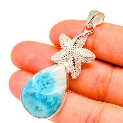 Larimar Pendants handcrafted by Ana Silver Co - PD6905