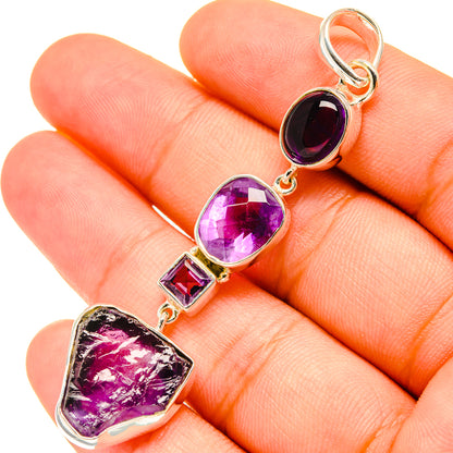 Amethyst Pendants handcrafted by Ana Silver Co - PD6912