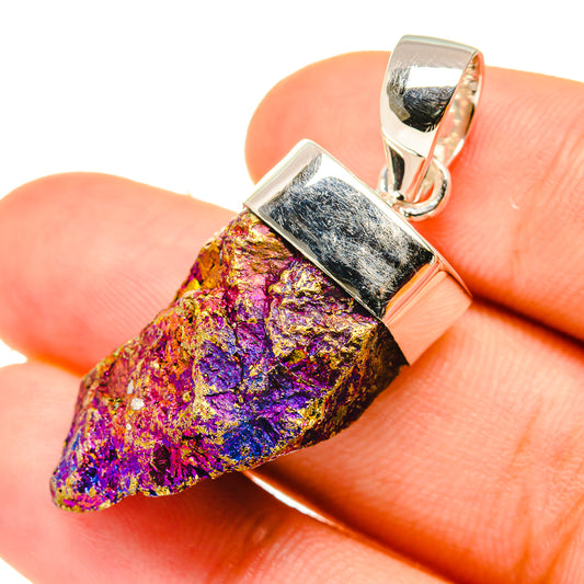 Titanium Druzy Pendants handcrafted by Ana Silver Co - PD6919