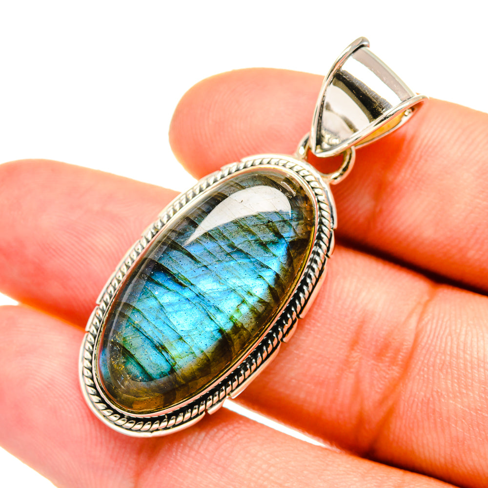 Labradorite Pendants handcrafted by Ana Silver Co - PD6940