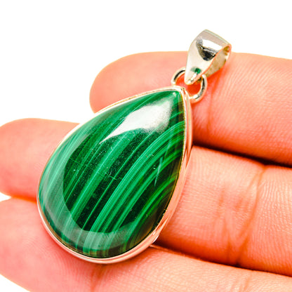 Malachite Pendants handcrafted by Ana Silver Co - PD6944