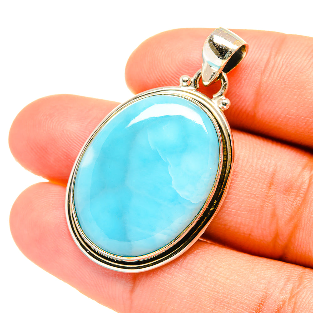 Larimar Pendants handcrafted by Ana Silver Co - PD6954