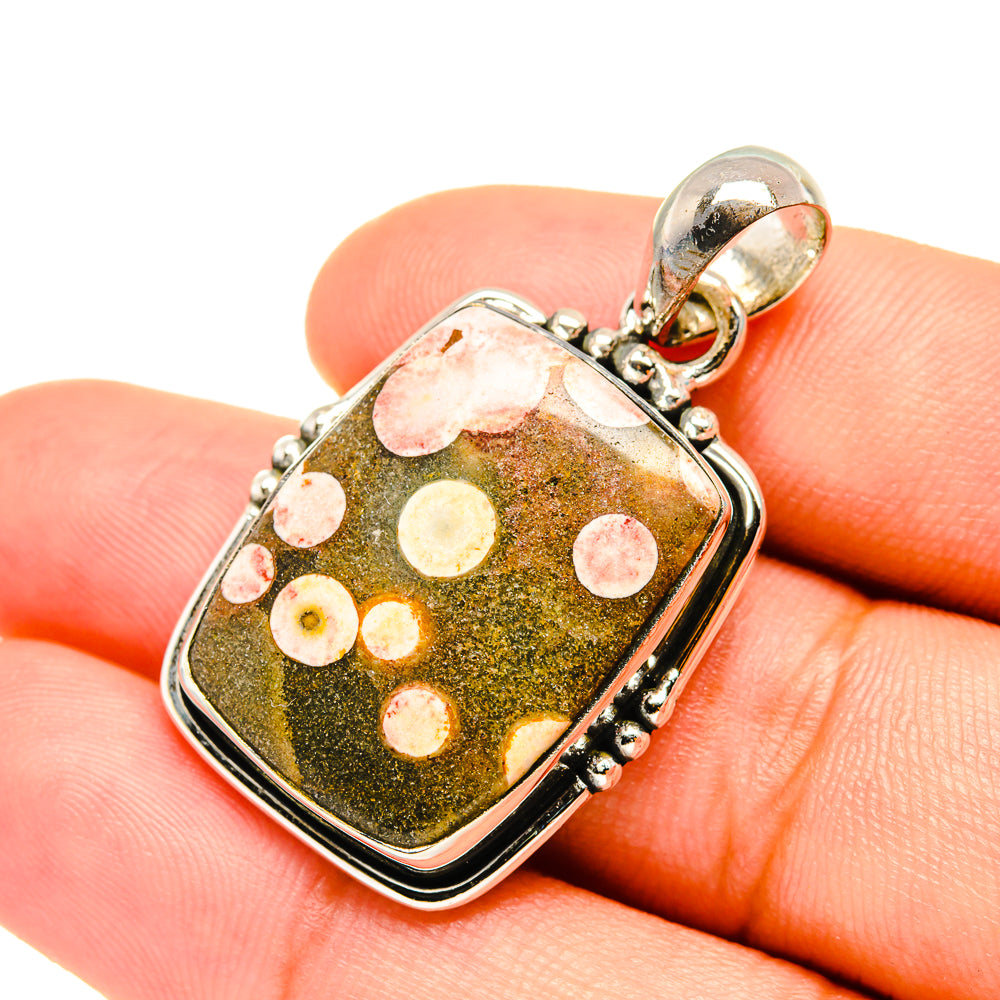 Ocean Jasper Pendants handcrafted by Ana Silver Co - PD6958