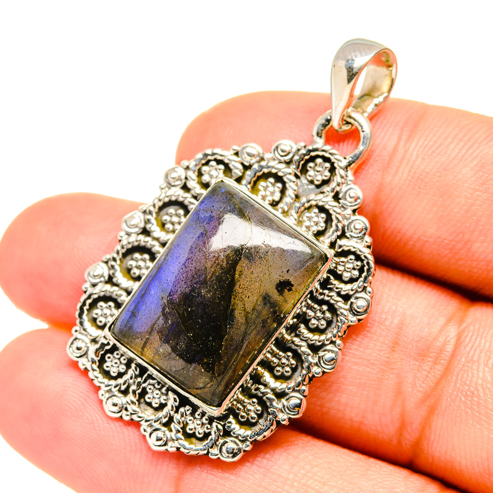 Labradorite Pendants handcrafted by Ana Silver Co - PD6963
