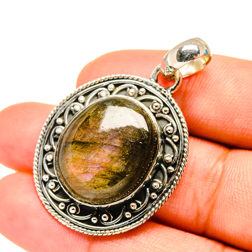 Labradorite Pendants handcrafted by Ana Silver Co - PD6965