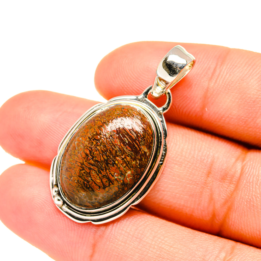 Dinosaur Bone Pendants handcrafted by Ana Silver Co - PD6966