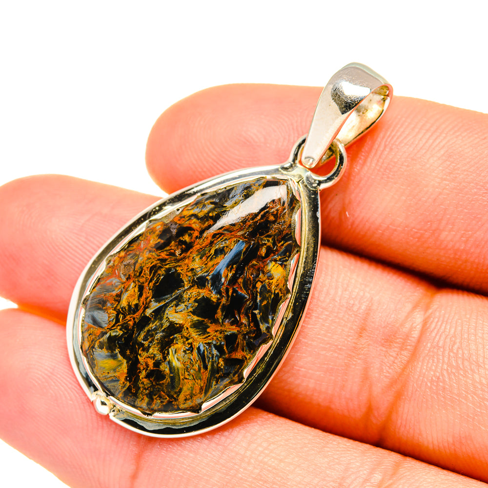 Pietersite Pendants handcrafted by Ana Silver Co - PD6967