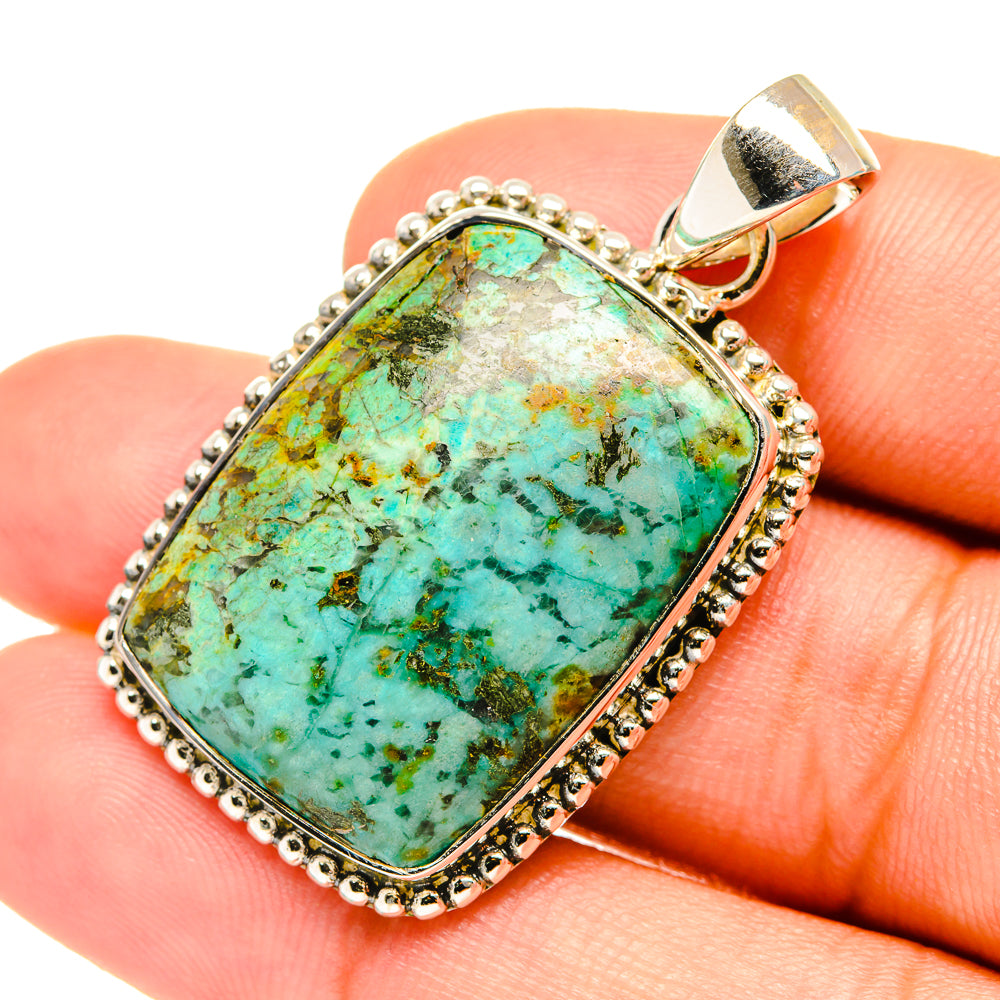 Arizona Turquoise Pendants handcrafted by Ana Silver Co - PD6971