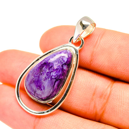 Charoite Pendants handcrafted by Ana Silver Co - PD6982
