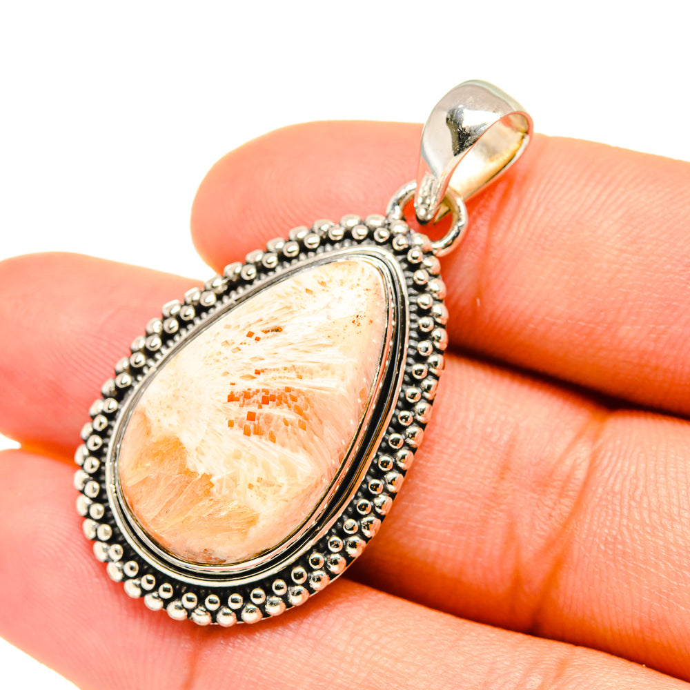Scolecite Pendants handcrafted by Ana Silver Co - PD6987