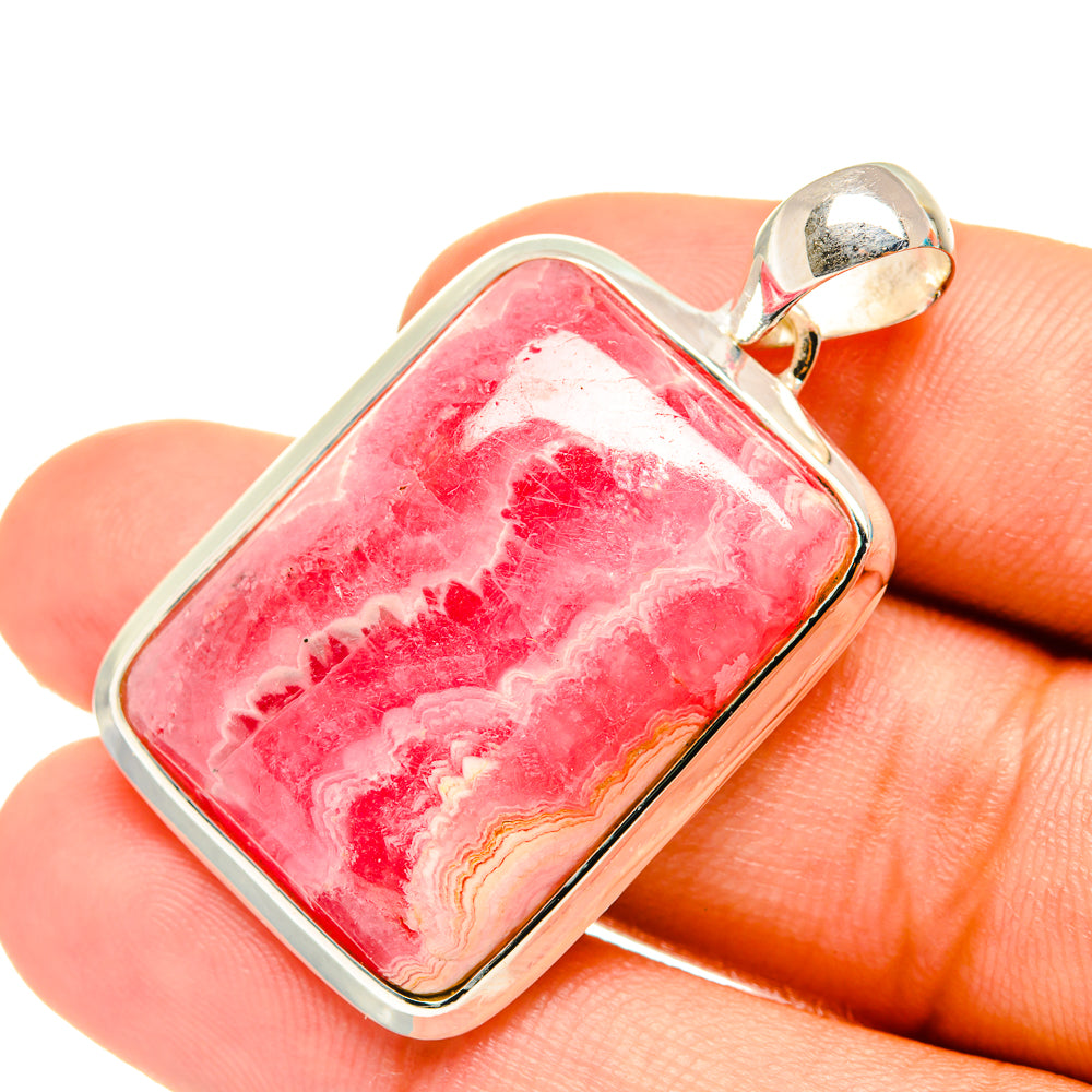 Rhodochrosite Pendants handcrafted by Ana Silver Co - PD6989