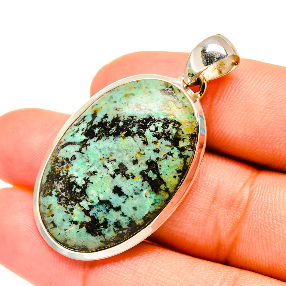Tibetan Turquoise Pendants handcrafted by Ana Silver Co - PD6993