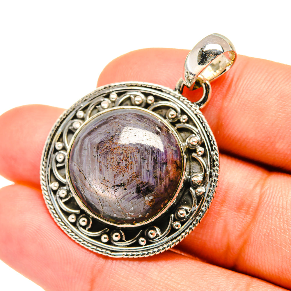 Star Ruby Pendants handcrafted by Ana Silver Co - PD7001