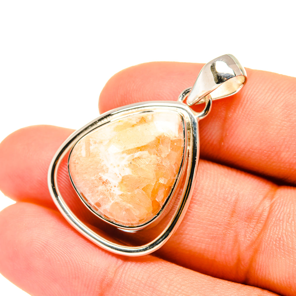 Scolecite Pendants handcrafted by Ana Silver Co - PD7004