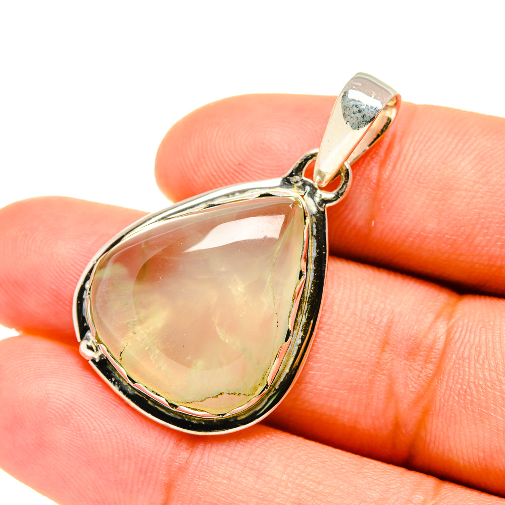 Prehnite Pendants handcrafted by Ana Silver Co - PD7005