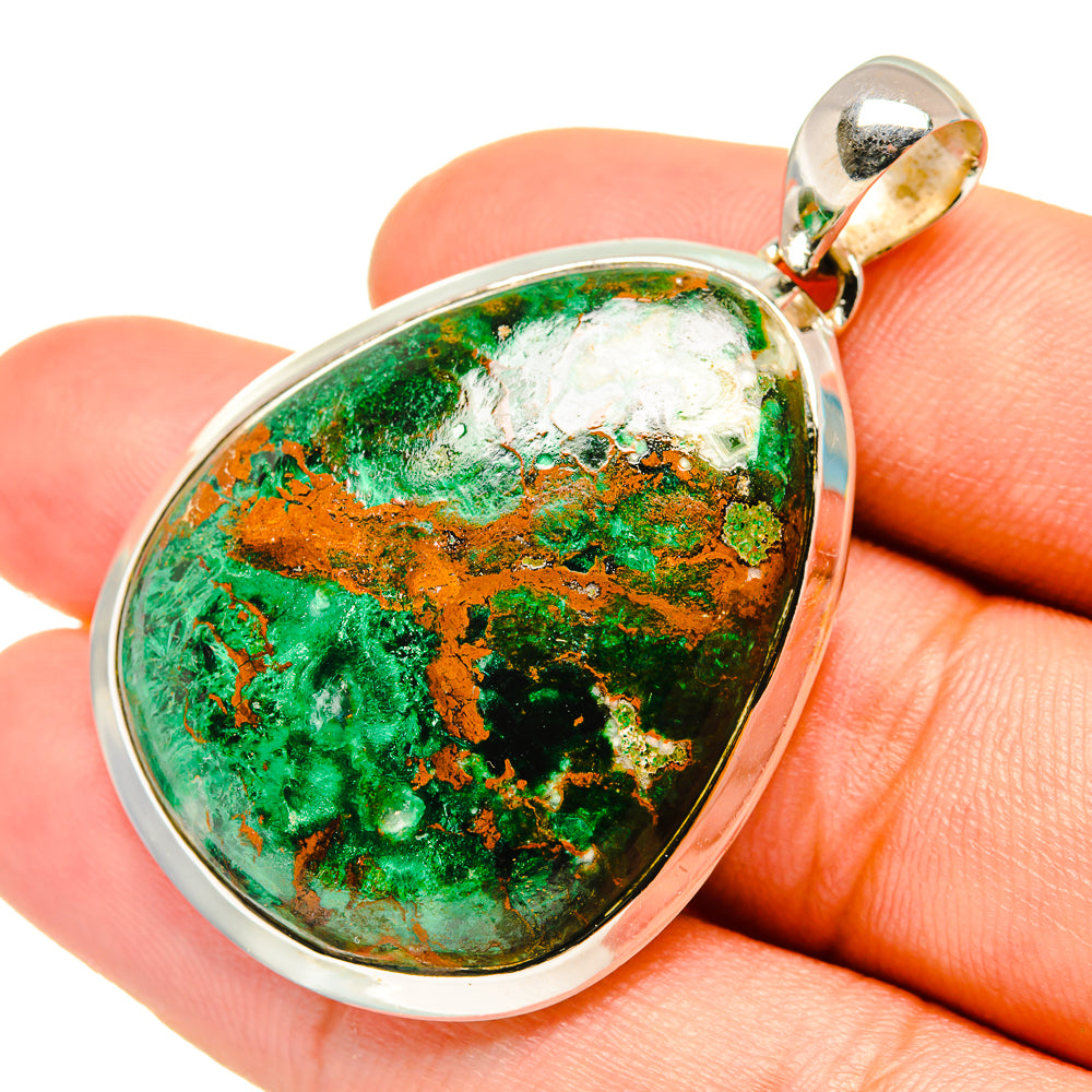 Chrysocolla Pendants handcrafted by Ana Silver Co - PD7008