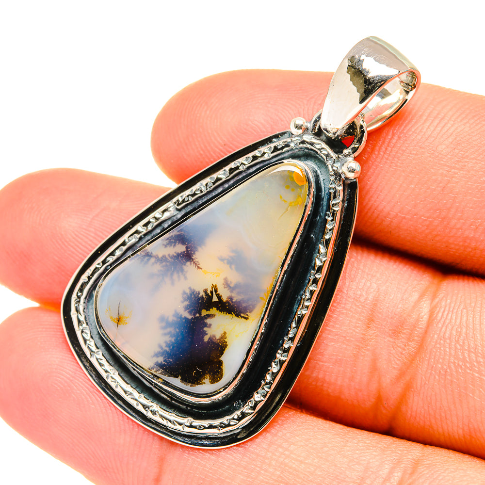 Scenic Dendritic Agate Pendants handcrafted by Ana Silver Co - PD7009