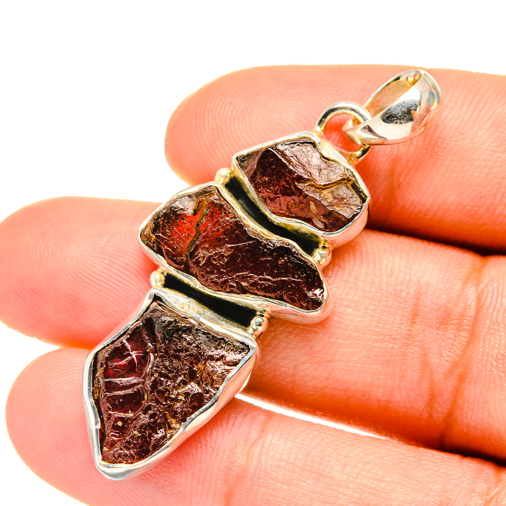 Garnet Pendants handcrafted by Ana Silver Co - PD7037