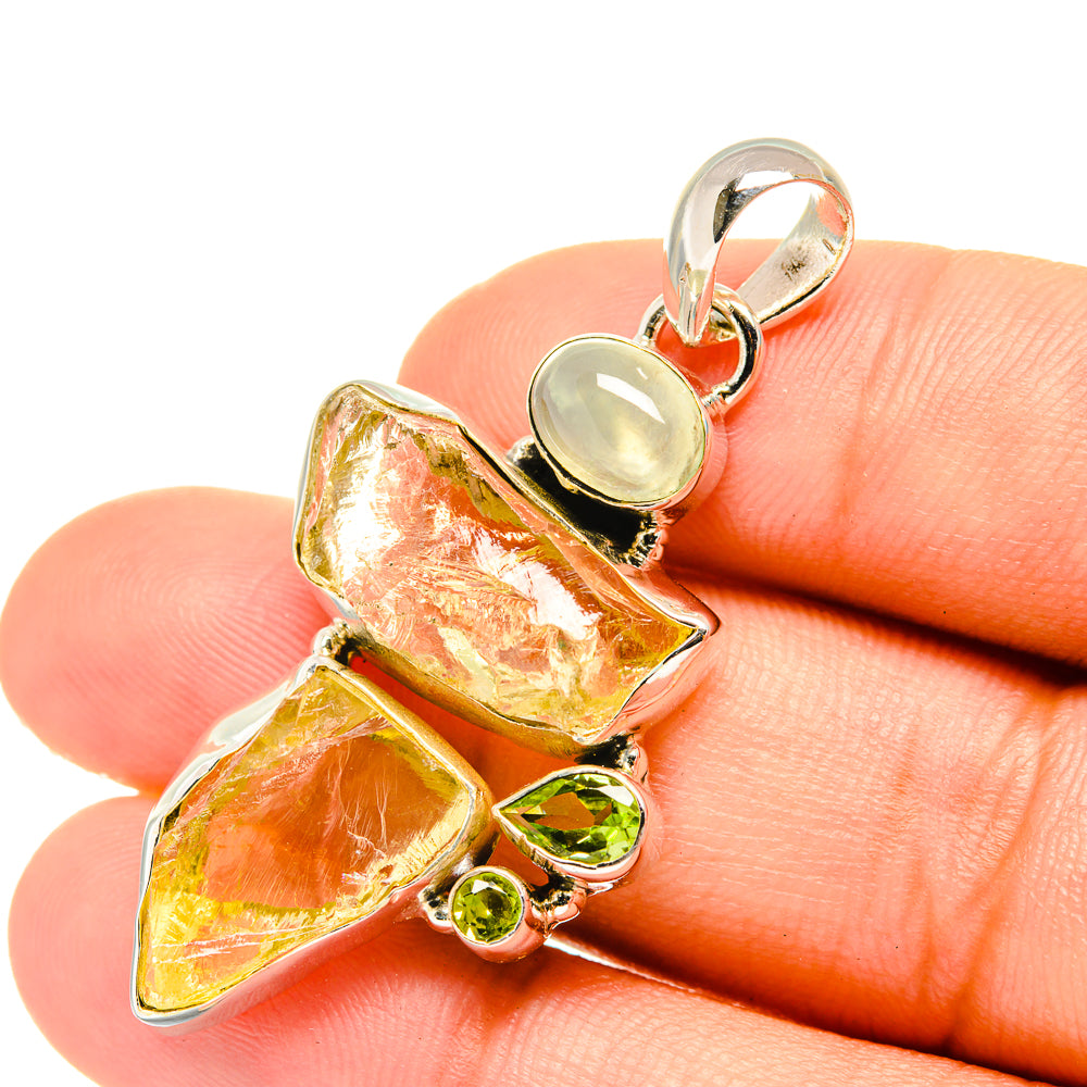 Citrine Pendants handcrafted by Ana Silver Co - PD7040