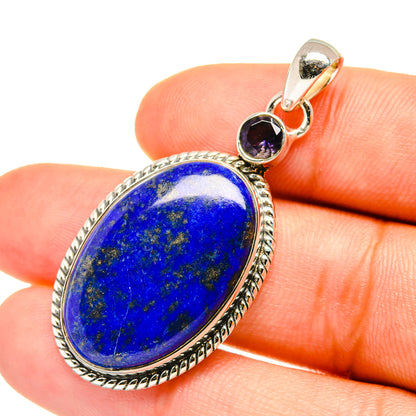 Lapis Lazuli Pendants handcrafted by Ana Silver Co - PD7058