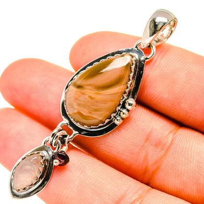 Imperial Jasper Pendants handcrafted by Ana Silver Co - PD7061