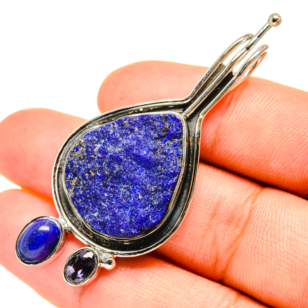 Lapis Lazuli Pendants handcrafted by Ana Silver Co - PD7064