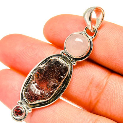 Garnet Pendants handcrafted by Ana Silver Co - PD7072