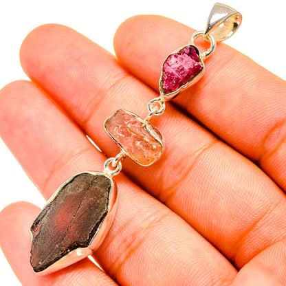 Garnet Pendants handcrafted by Ana Silver Co - PD7079
