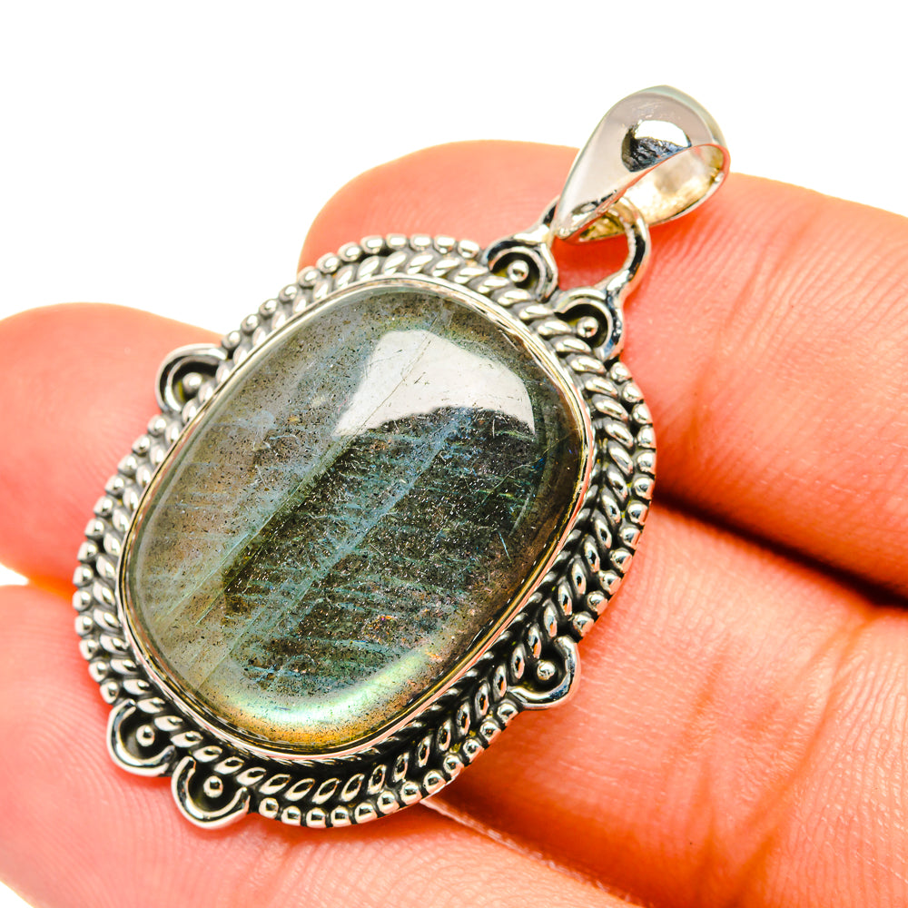Labradorite Pendants handcrafted by Ana Silver Co - PD7084