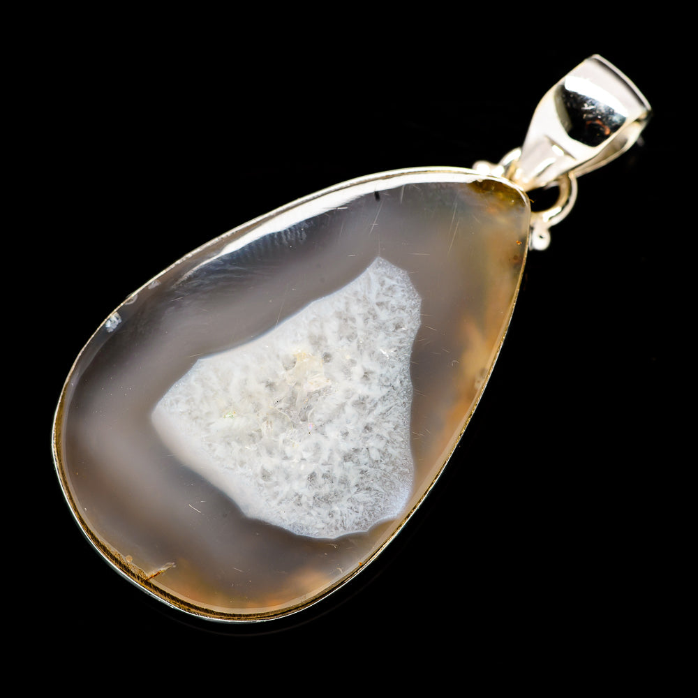 Coconut Geode Druzy Pendants handcrafted by Ana Silver Co - PD708405
