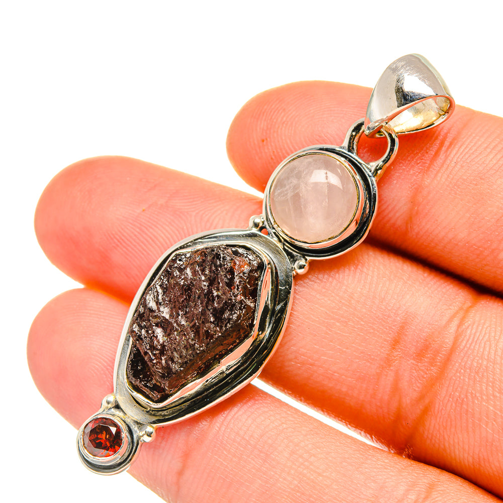 Garnet Pendants handcrafted by Ana Silver Co - PD7087