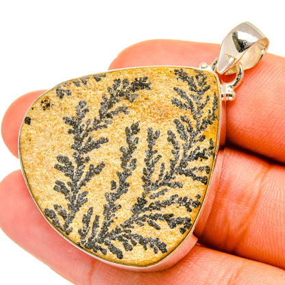 Germany Psilomelane Dendrite Pendants handcrafted by Ana Silver Co - PD7096