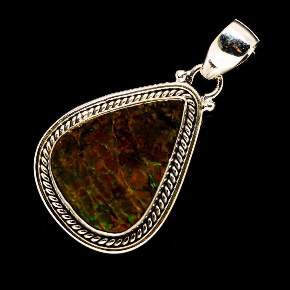 Ammolite Pendants handcrafted by Ana Silver Co - PD713196