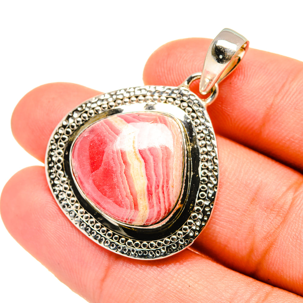 Rhodochrosite Pendants handcrafted by Ana Silver Co - PD7148