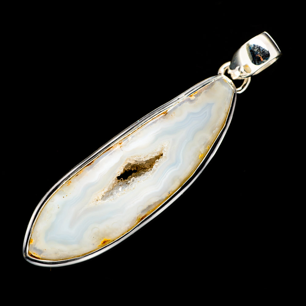 Coconut Geode Druzy Pendants handcrafted by Ana Silver Co - PD714825