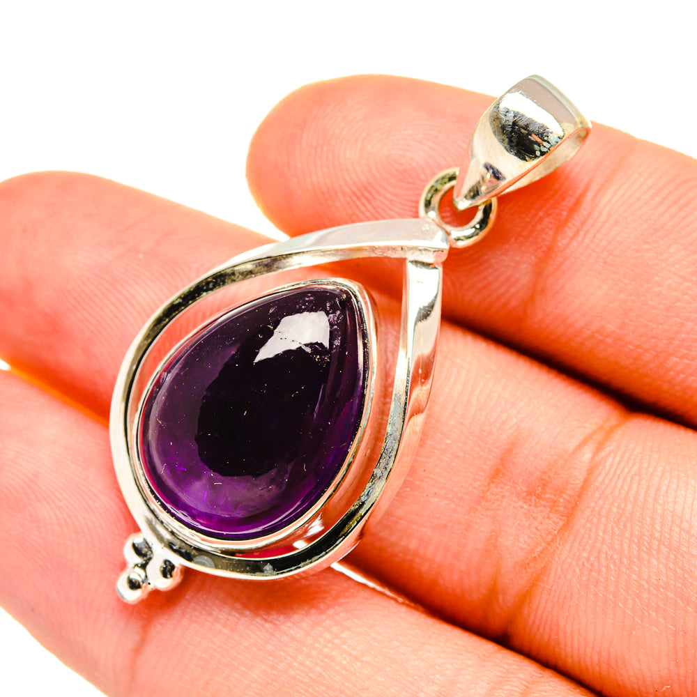 Amethyst Pendants handcrafted by Ana Silver Co - PD7156