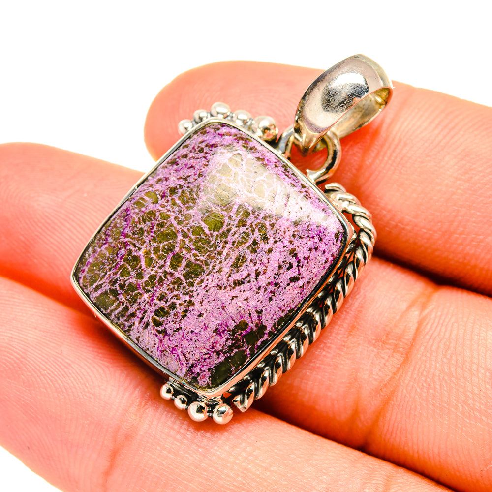 Stichtite Pendants handcrafted by Ana Silver Co - PD7157