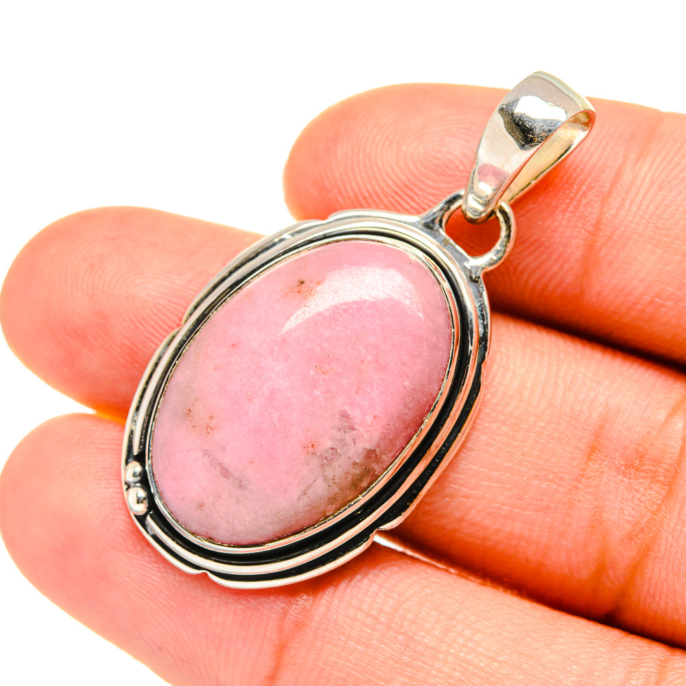 Pink Opal Pendants handcrafted by Ana Silver Co - PD7158
