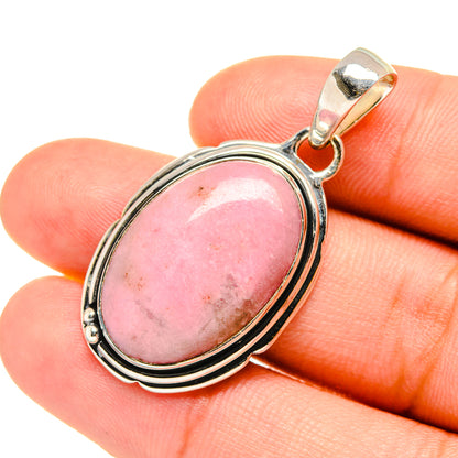 Pink Opal Pendants handcrafted by Ana Silver Co - PD7158