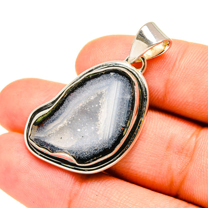 Coconut Geode Slice Pendants handcrafted by Ana Silver Co - PD7160