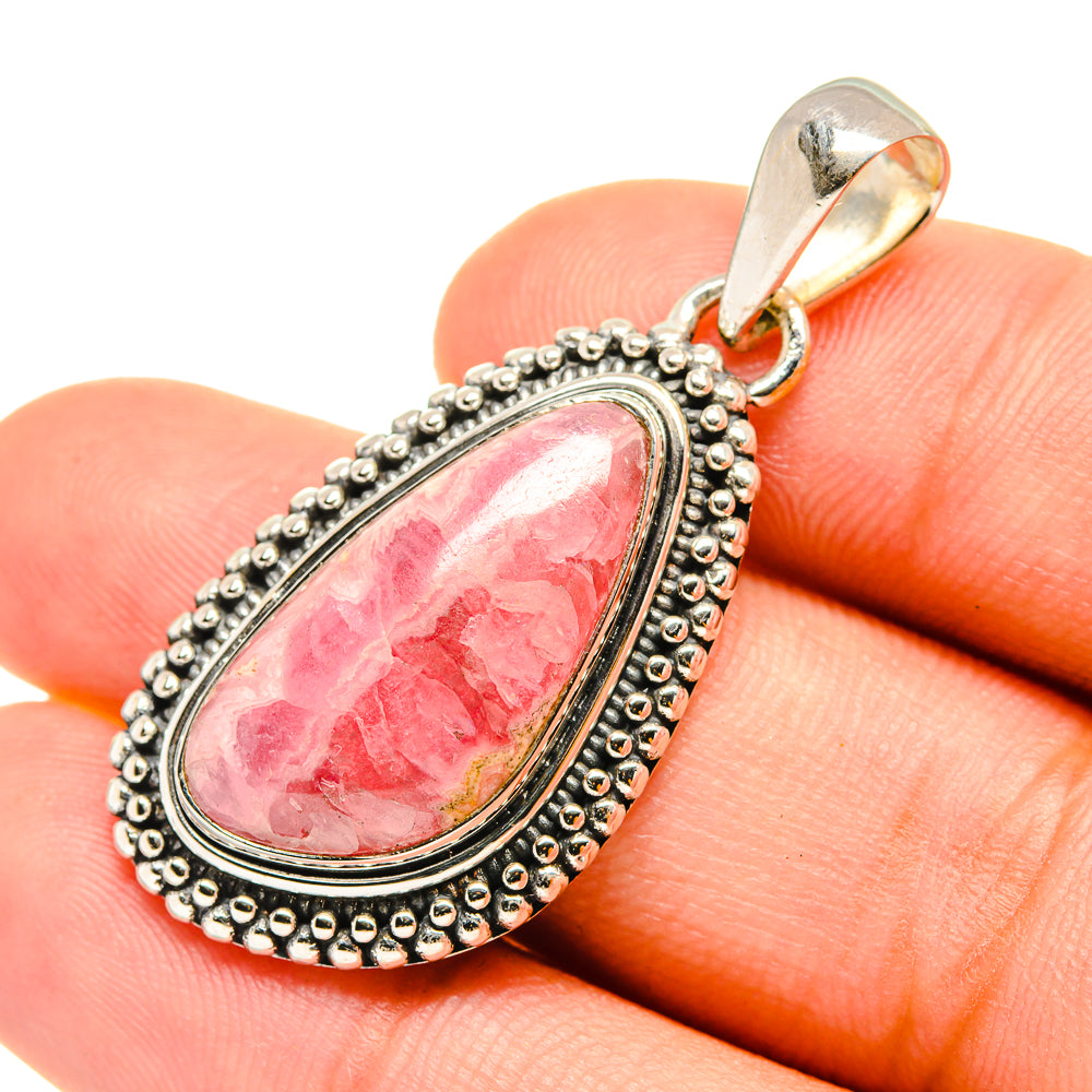 Rhodochrosite Pendants handcrafted by Ana Silver Co - PD7169