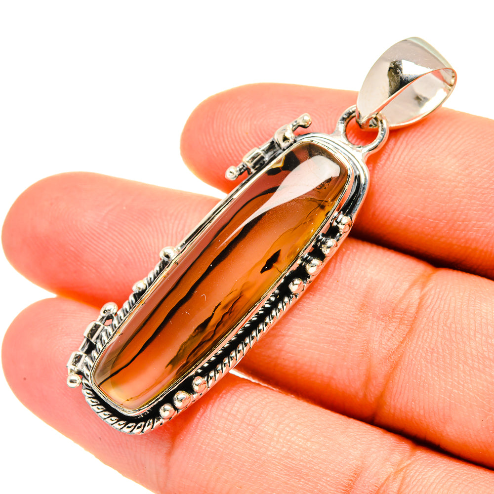 Montana Agate Pendants handcrafted by Ana Silver Co - PD7177