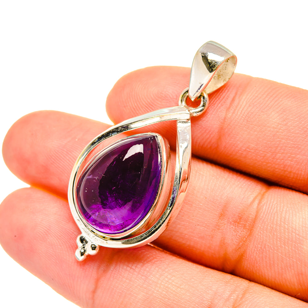 Amethyst Pendants handcrafted by Ana Silver Co - PD7184
