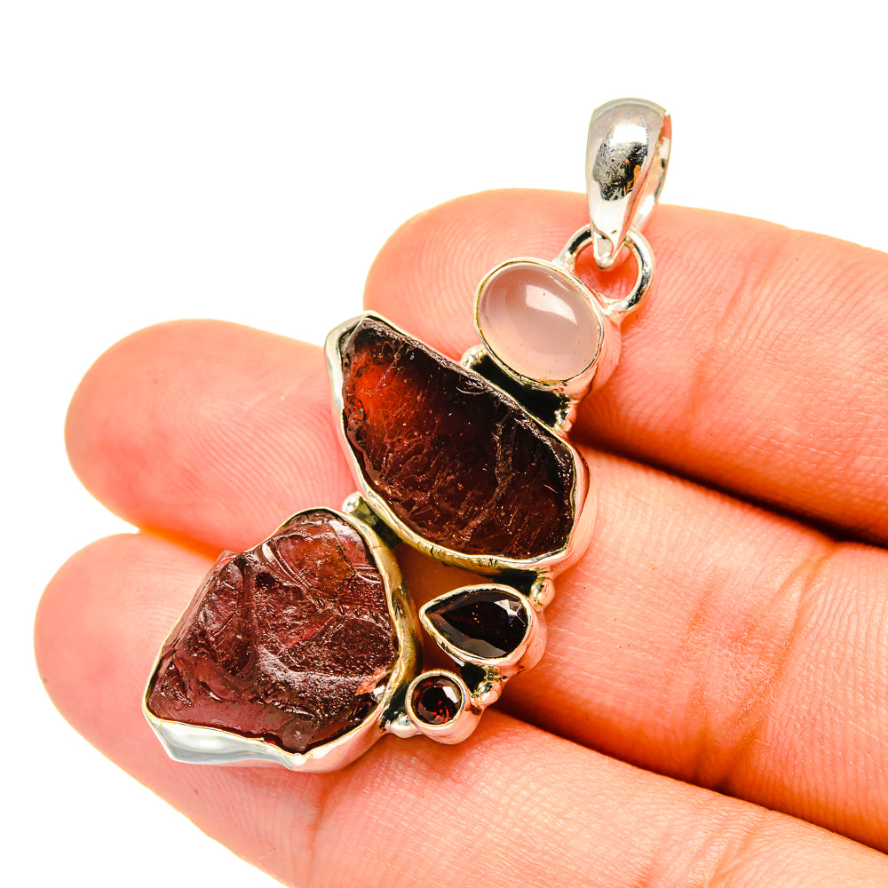 Garnet Pendants handcrafted by Ana Silver Co - PD7185